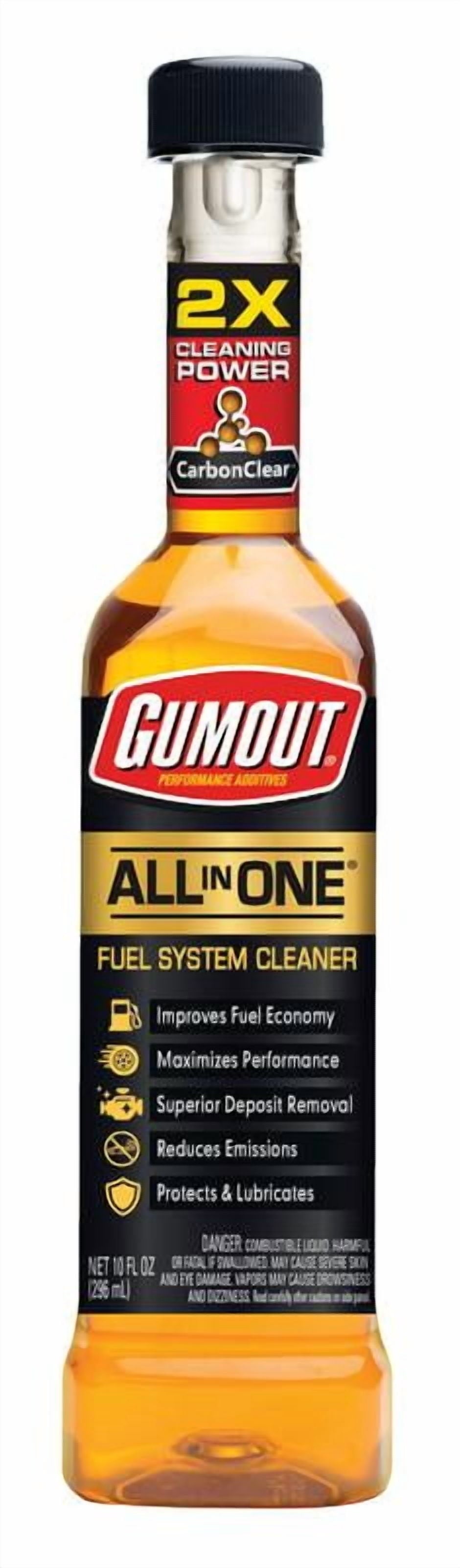 (6 pack) Gumout All-In-One Complete Fuel System Cleaner Additive, 10 oz