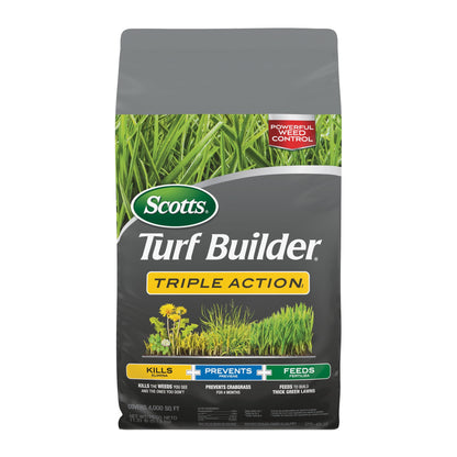 Scotts Turf Builder Triple Action1, 11.31 lbs., 4,000 sq. ft.