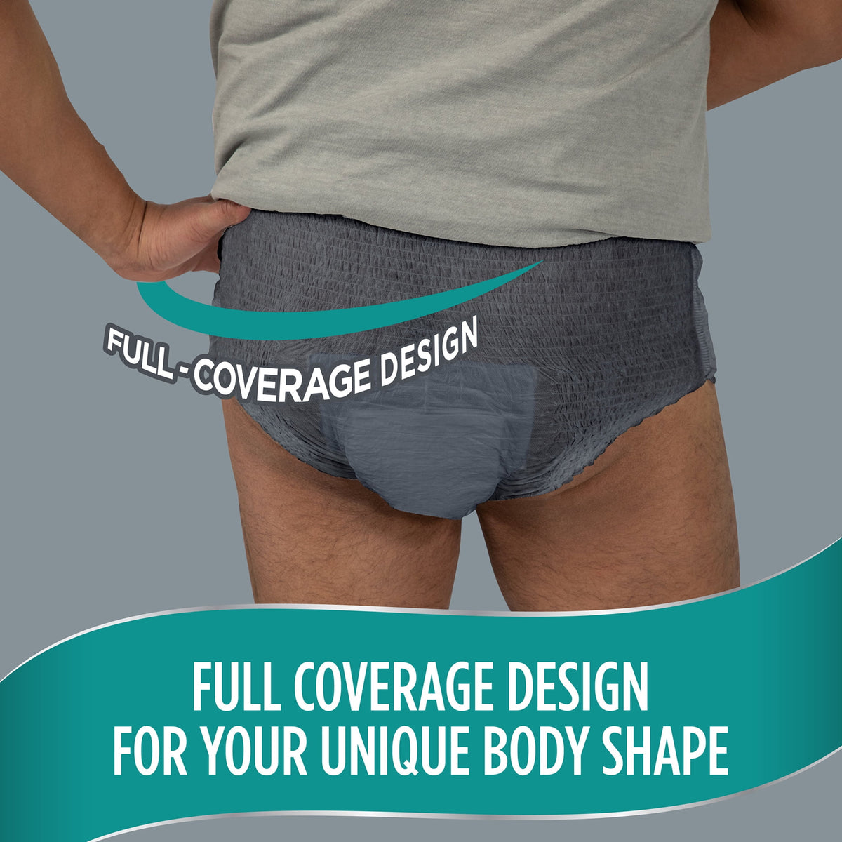 Assurance Men's Incontinence Underwear, Large/Extra Large, Maximum Absorbency, 72 Count