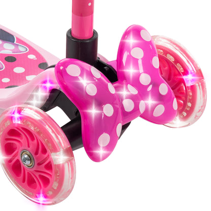 Huffy Disney Minnie Mouse Light-Up Toddler Scooter, Ages 3+, Pink, Girls
