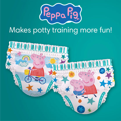 Pampers Easy Ups Peppa Potty Training Pants Girls Size 6 4T-5T, 86 Count (Select for More Options)