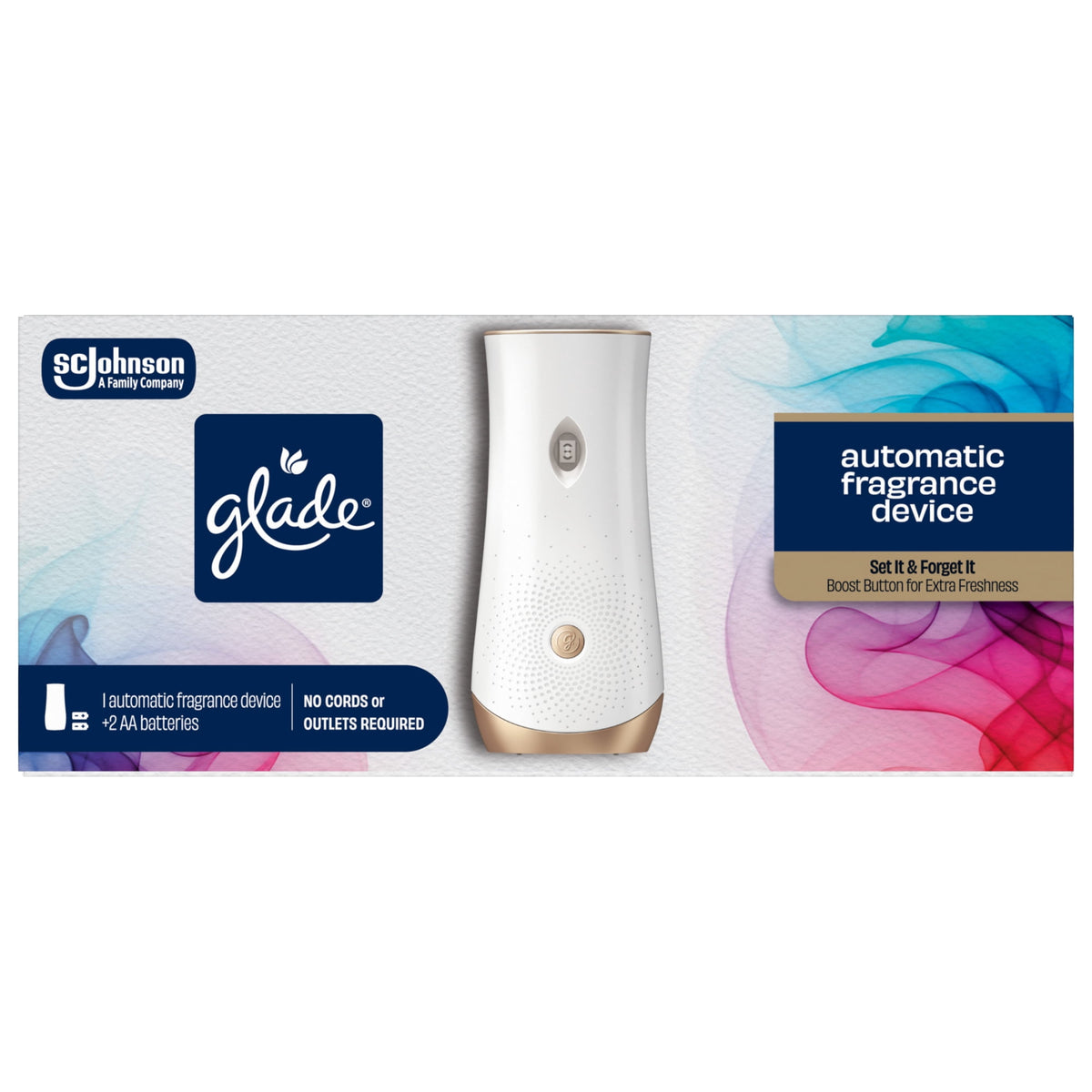 (4 pack) Glade Automatic Spray Holder, Battery-Operated Air Freshener, 10.2 oz
