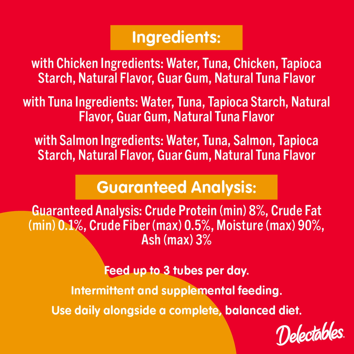 Hartz Delectables Squeeze up Lickable Wet Cat Treat Flavor Variety Pack, 0.5oz Tube (54 Count)