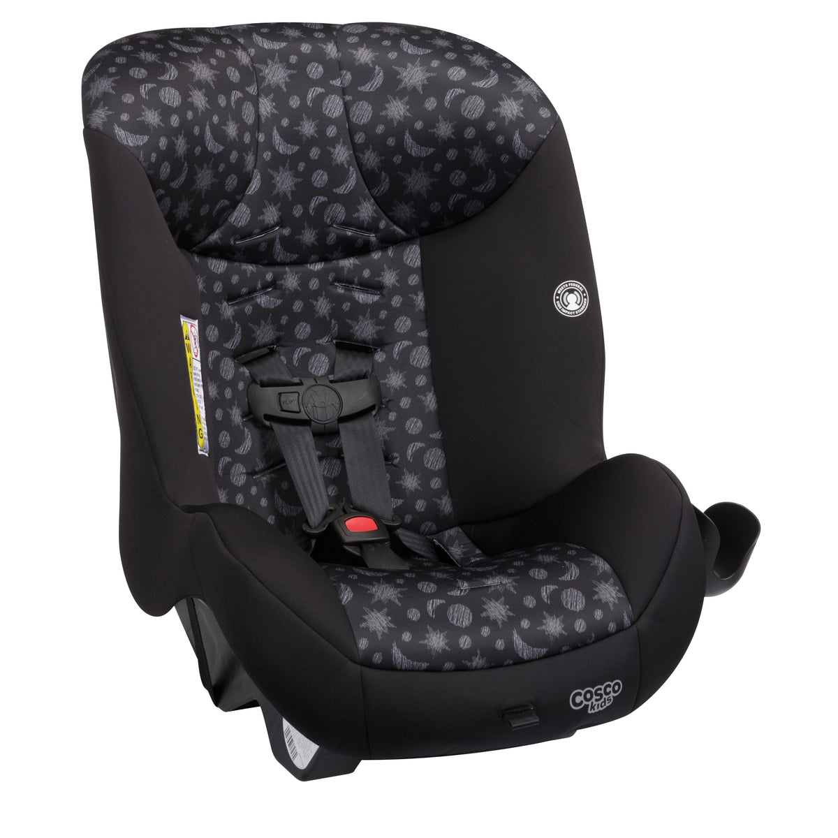 Cosco Kids Scenera Extend Infant & Toddler Car Seat, Convertible Car Seat, Moonlit Night, Black