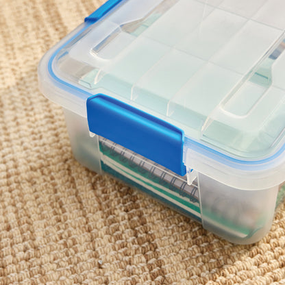 6 Pack - Ezy Storage Waterproof 3Gal/12Qt/11.4L Storagee Box IP67