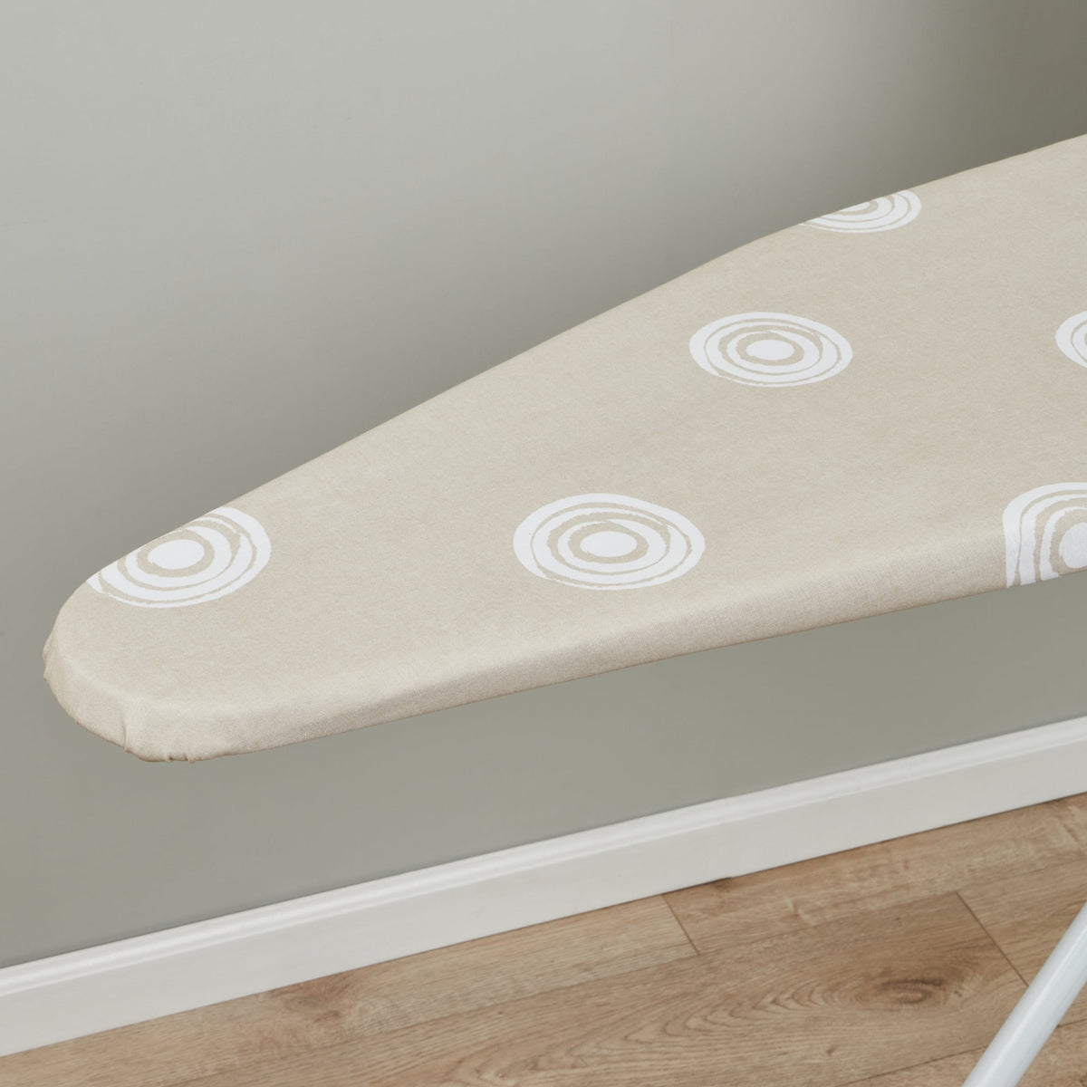 Mainstays T-Leg Ironing Board, 53 in x 14 in, Adjustable Height, Steel Frame, Cotton Cover