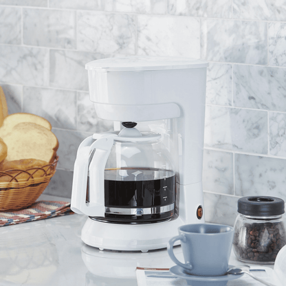 (2 pack) Mainstays 12-Cup Drip Coffee Maker, 1.8 L, White