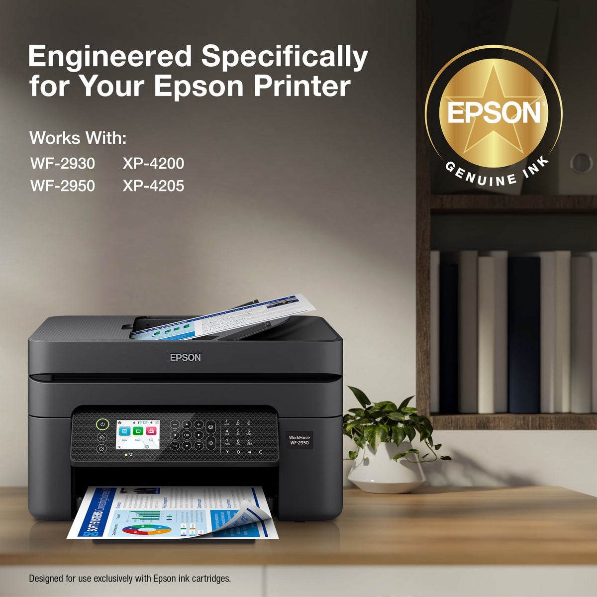 EPSON 232 Claria Ink Standard Capacity Color Combo Pack (T232520-S) Works with WorkForce WF-2930, WF-2950, Expression XP-4200, XP-4205