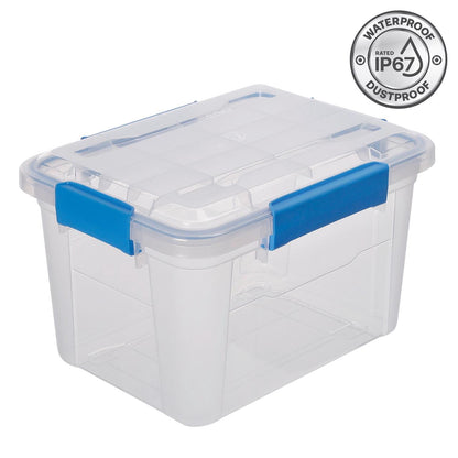 6 Pack - Ezy Storage Waterproof 4.7Gal/19Qt/18L Storage Box IP67