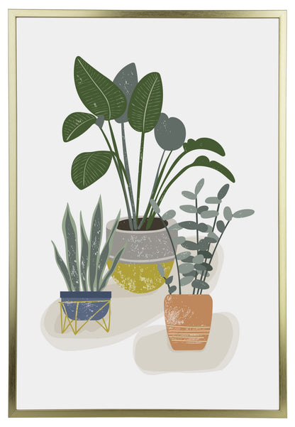 (2 pack) Mainstays 24 x 36 Gold Poster Frame, Thin Flat Profile