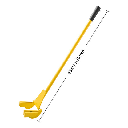 KFFKFF Pallet Buster Tool with 41-Inch Carbon Steel Handle, 2000 lbs Load Capacity, Durable Pry Bar for Deck Board Removal, Flooring, Framing, Roofing, Trim, and Drywall Tasks
