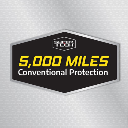 Super Tech All Mileage Synthetic Blend Motor Oil SAE 10W-30, 5 Quarts