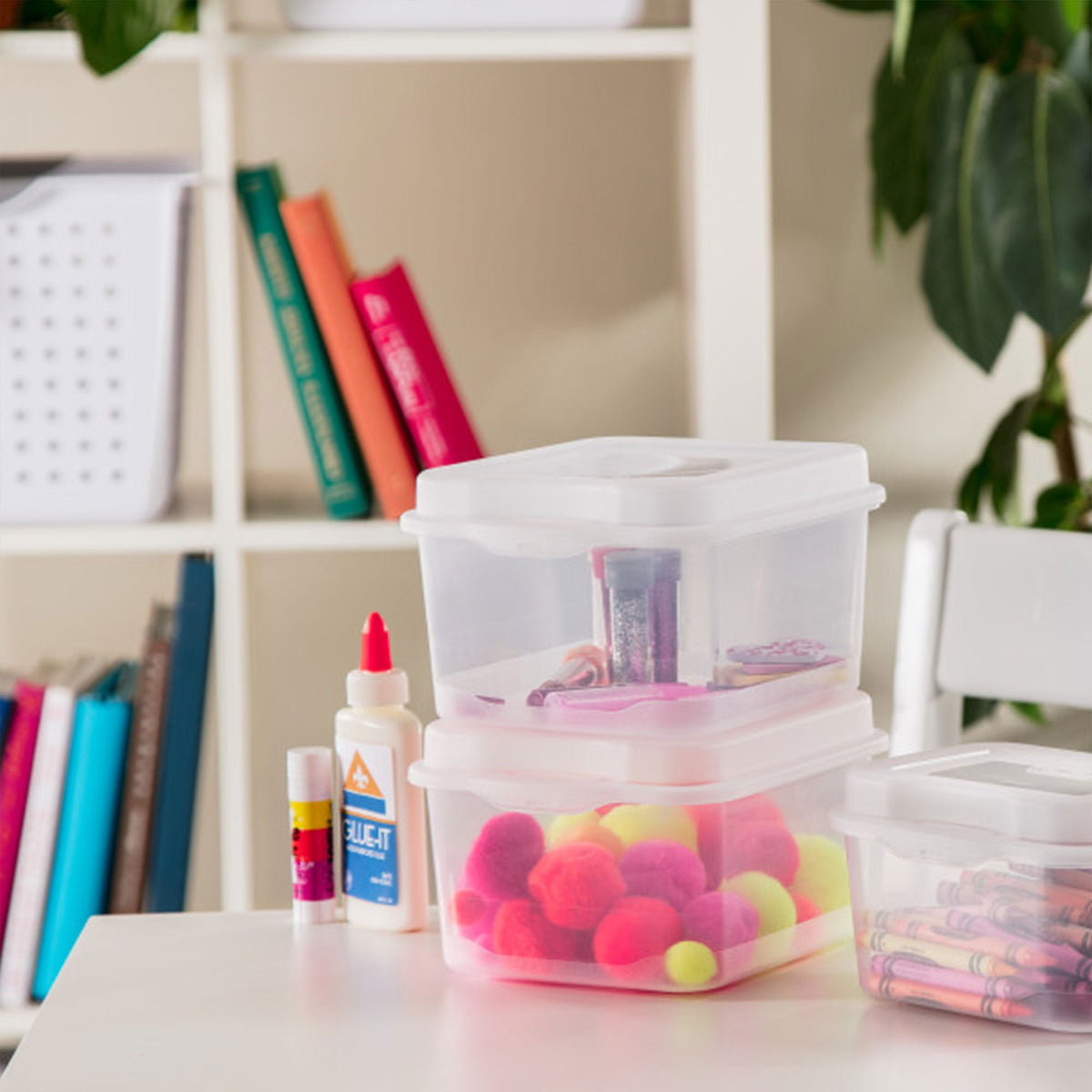 Sterilite Plastic FlipTop Storage Box Container with Latching Lid (12 Pack)