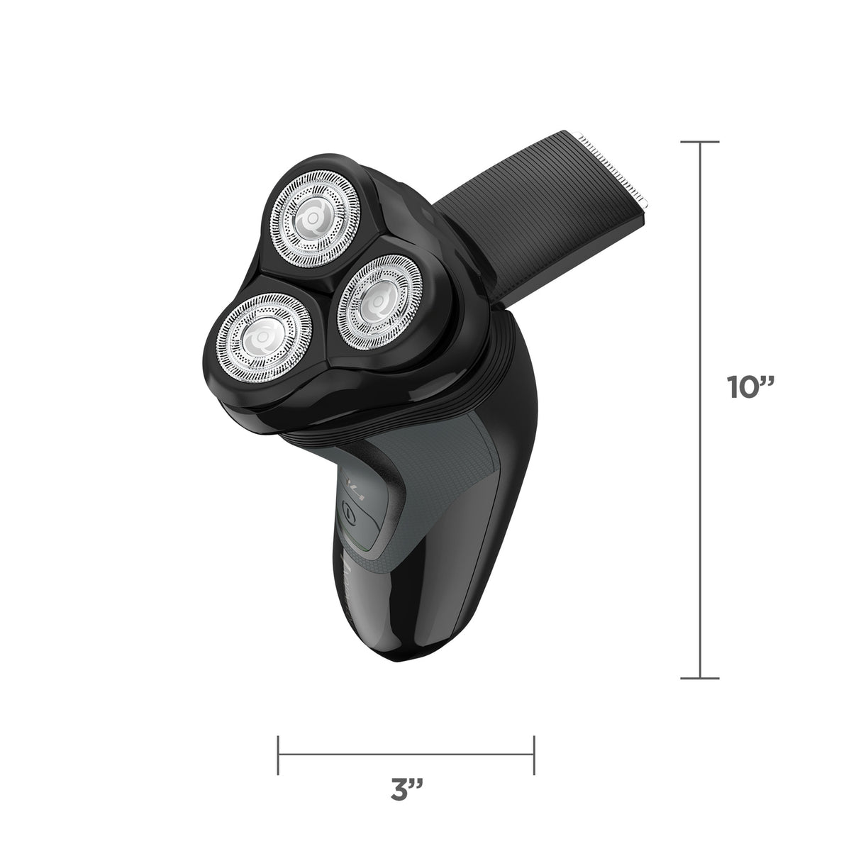 REMINGTON R4 Style Series Men's Rotary Electric Shaver, Cordless Rechargeable, Wet & Dry, Pop-Up Trimmer, Black