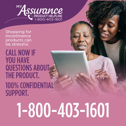 (2 pack) Assurance Women's Incontinence and Postpartum Underwear, XXL, Maximum Absorbency, 54 Count