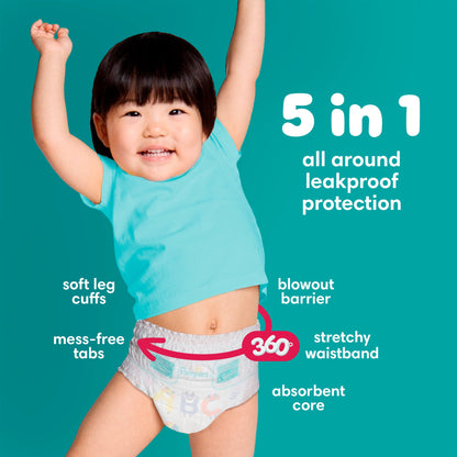 Pampers Cruisers 360 Baby Diapers Size 5, 128 Count (Select for More Options)