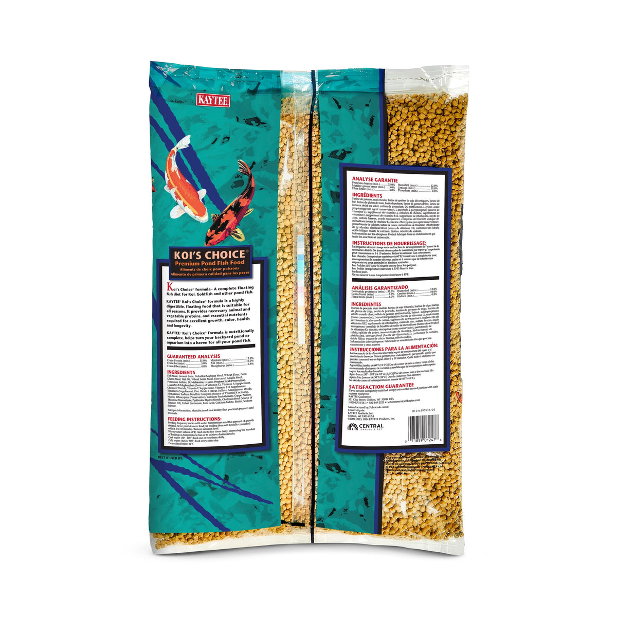 (2 pack) Kaytee Koi's Choice, Floating Fish Food 10 pounds