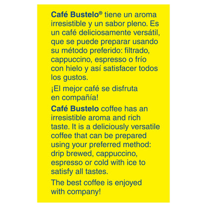 (12 pack) Cafe Bustelo, Espresso Style Dark Roast Ground Coffee, Vacuum Packed 10 oz Brick