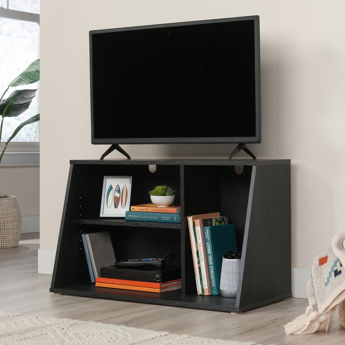 Mainstays Gamer TV Stand Console for TVs up to 32 in, Black Finish