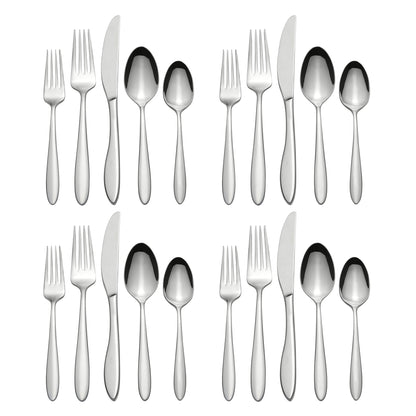 Oneida Solefield 20-Piece Stainless Steel Silverware Set (Service for 4)