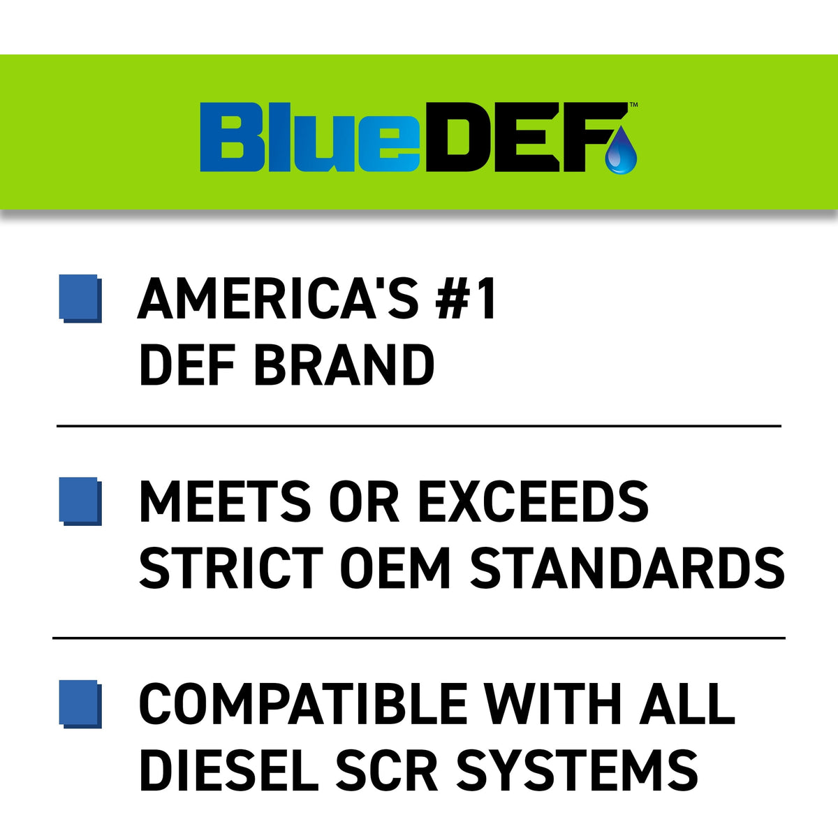 (3 pack) BlueDEF Diesel Exhaust Fluid, 2.5 gal