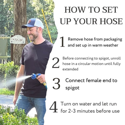 Expert Gardener 5/8 in x 100 ft Heavy Duty Garden Hose