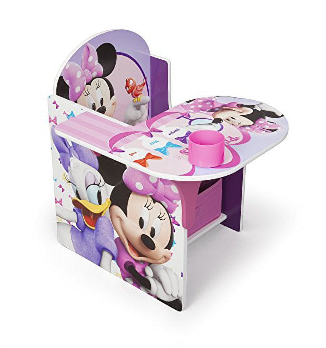 Disney Minnie Mouse Chair Desk with Storage Bin by Delta Children
