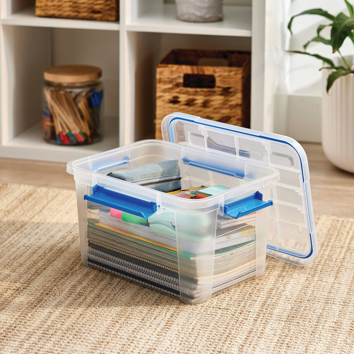 6 Pack - Ezy Storage Waterproof 4.7Gal/19Qt/18L Storage Box IP67
