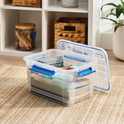 6 Pack - Ezy Storage Waterproof 4.7Gal/19Qt/18L Storage Box IP67