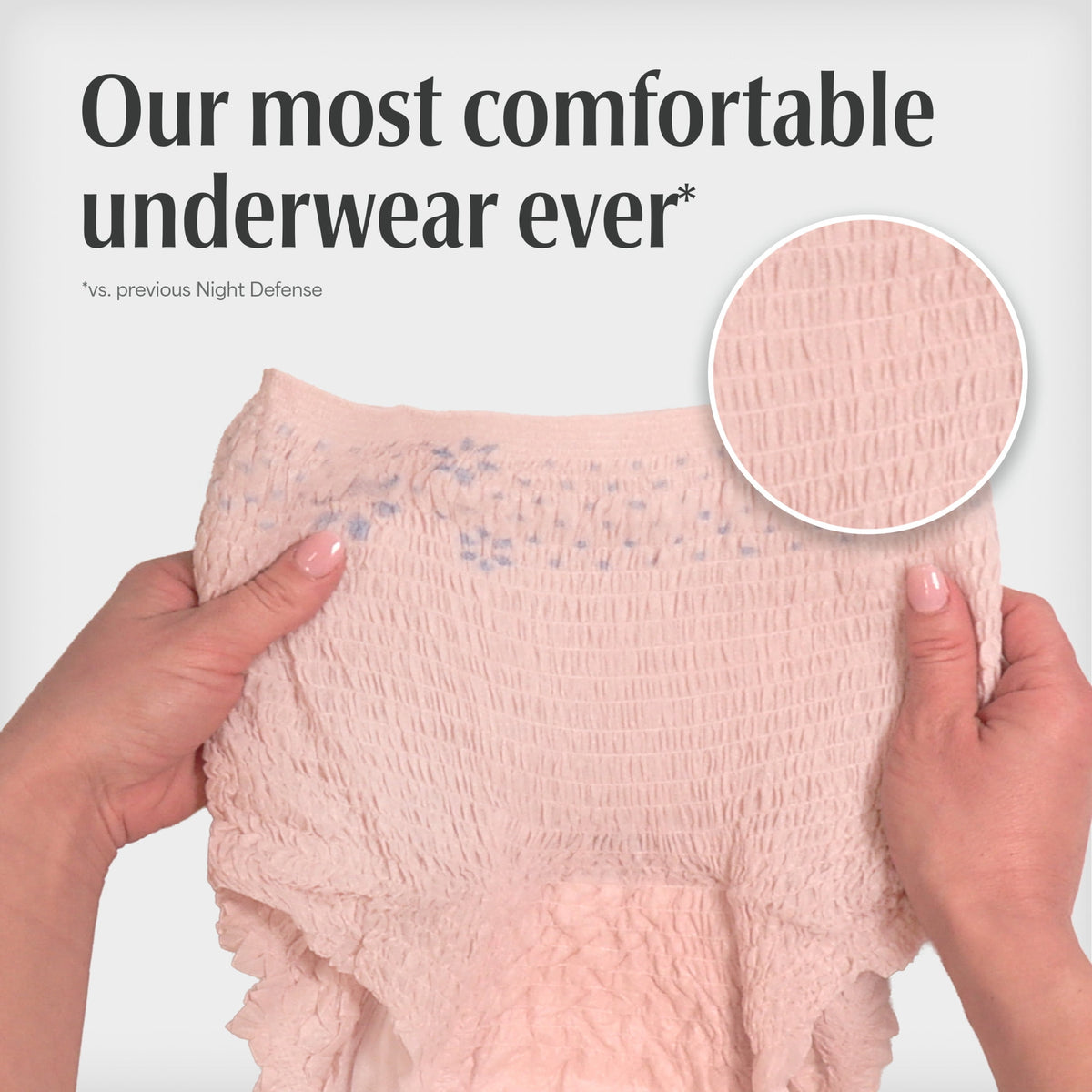 (2 pack) Depend Night Defense Incontinence Underwear for Women, Adult Diapers, L (22 Count)