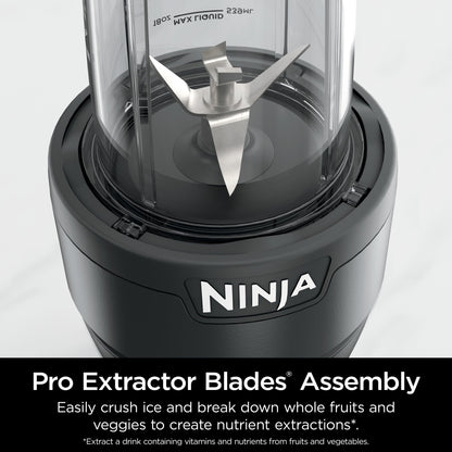 Ninja Nutri-Blender 20-Oz Personal Blender, (2) 20-Oz Dishwasher-Safe To-Go Cups, Smoothie, BN300GY Gray