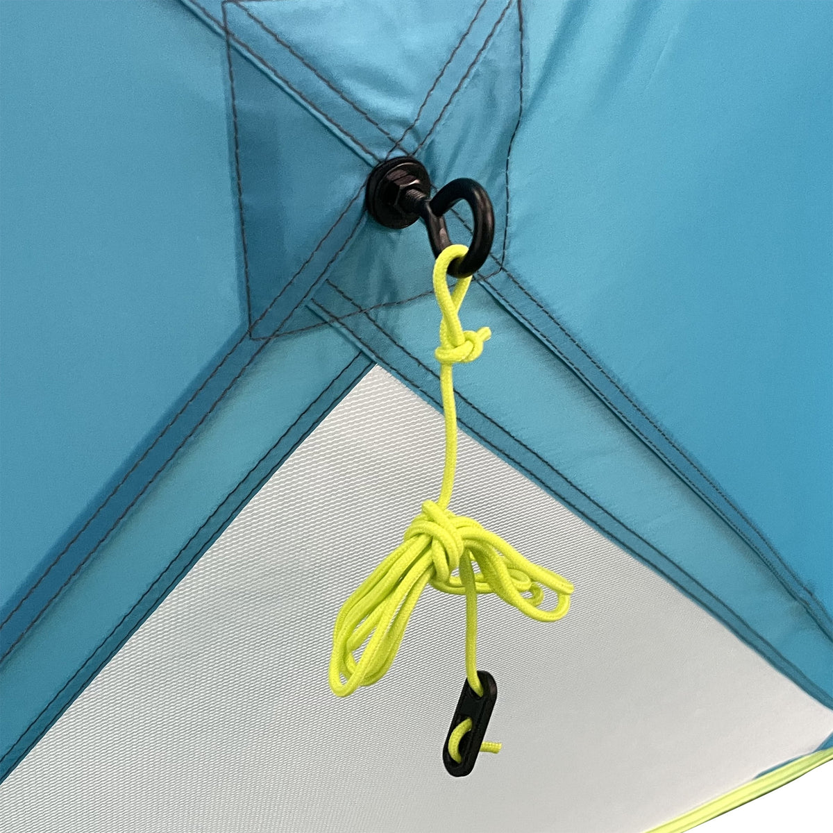 Ozark Trail 82 in x 70 in x 63 in Pop-Up Beach Shelter with UPF50+ Protection, Blue