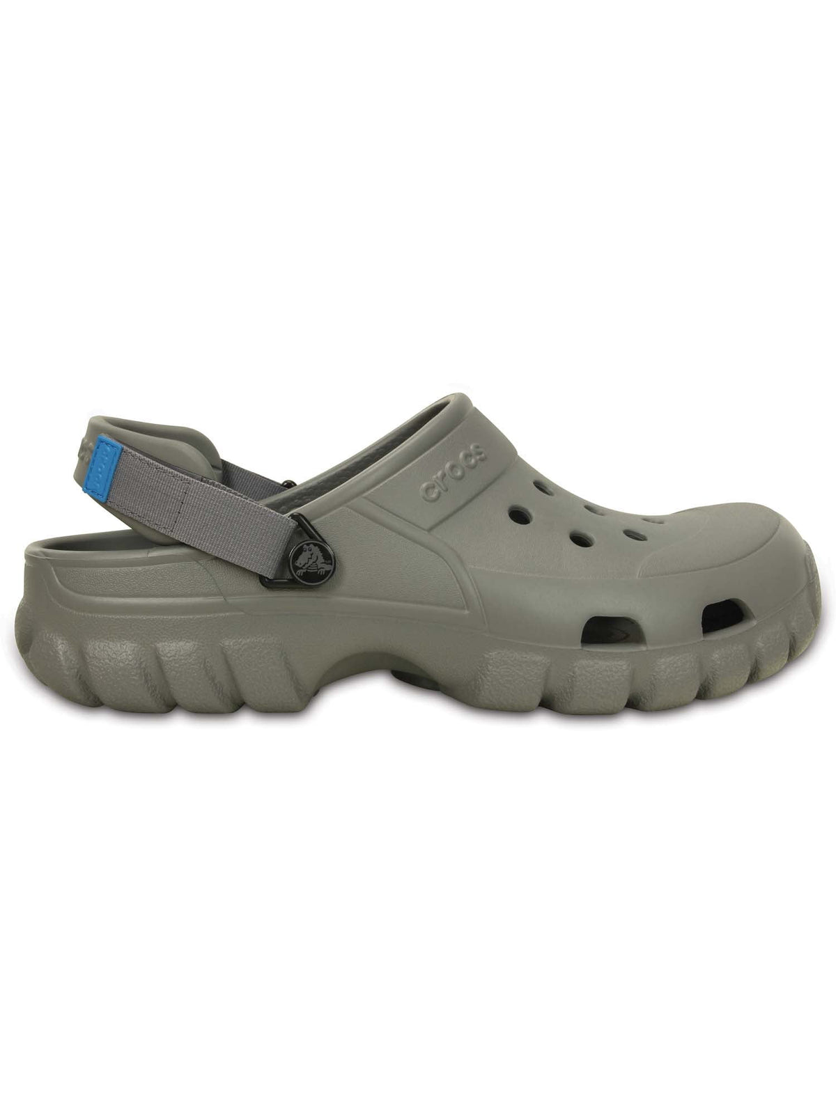 Crocs Adult Offroad Adjustable Sport Clogs, Smoke/Charcoal, W12/M10