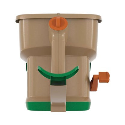 Scotts Whirl Hand-Powered Spreader for Grass Seed, Fertilizer, Salt and Ice Melt