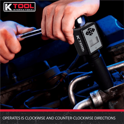 K Tool International 72138 Digital Torque Adapter 1/2 Drive 29.5 to 147.5 ft lbs