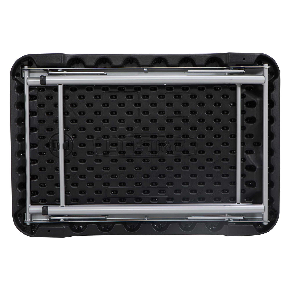 Lifetime 30 inch Personal Rectangle Folding Table, Indoor/Outdoor, Black (80668)