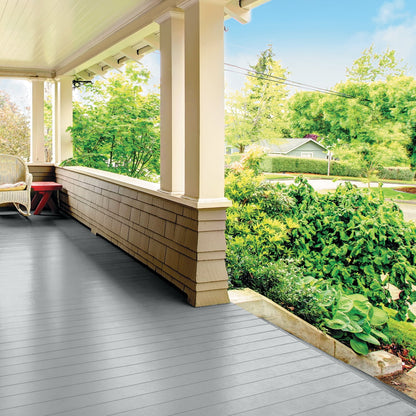 Glidden Porch & Floor 1 gal. Light Gray Satin Interior/Exterior Paint with Primer
