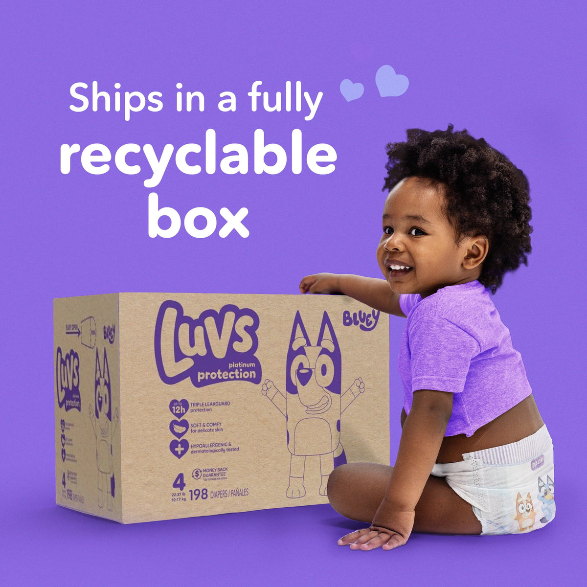 Luvs Platinum Protection Baby Diapers Size 2, 264 Count (Select for More Options)