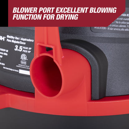 Hyper Tough 3 gal Wet/Dry Vacuum