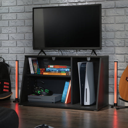 Mainstays Gamer TV Stand Console for TVs up to 32 in, Black Finish