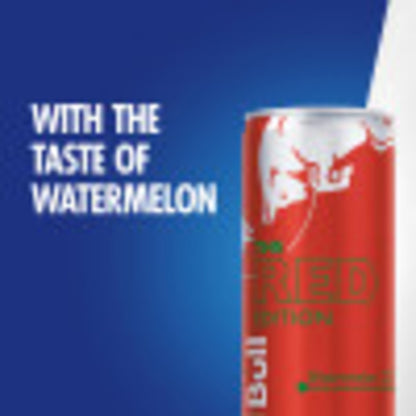 Red Bull Red Edition Watermelon Energy Drink, 8.4 fl. oz., 6 Packs of 4 Cans