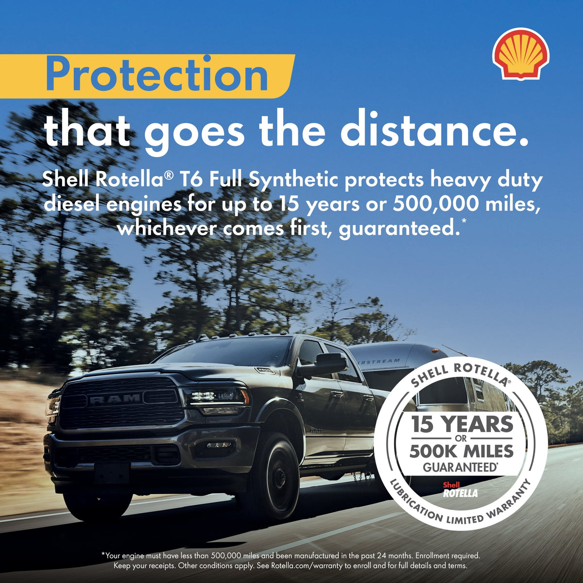 Shell Rotella T6 Full Synthetic 5W-40 Diesel Engine Oil, 1 Gallon