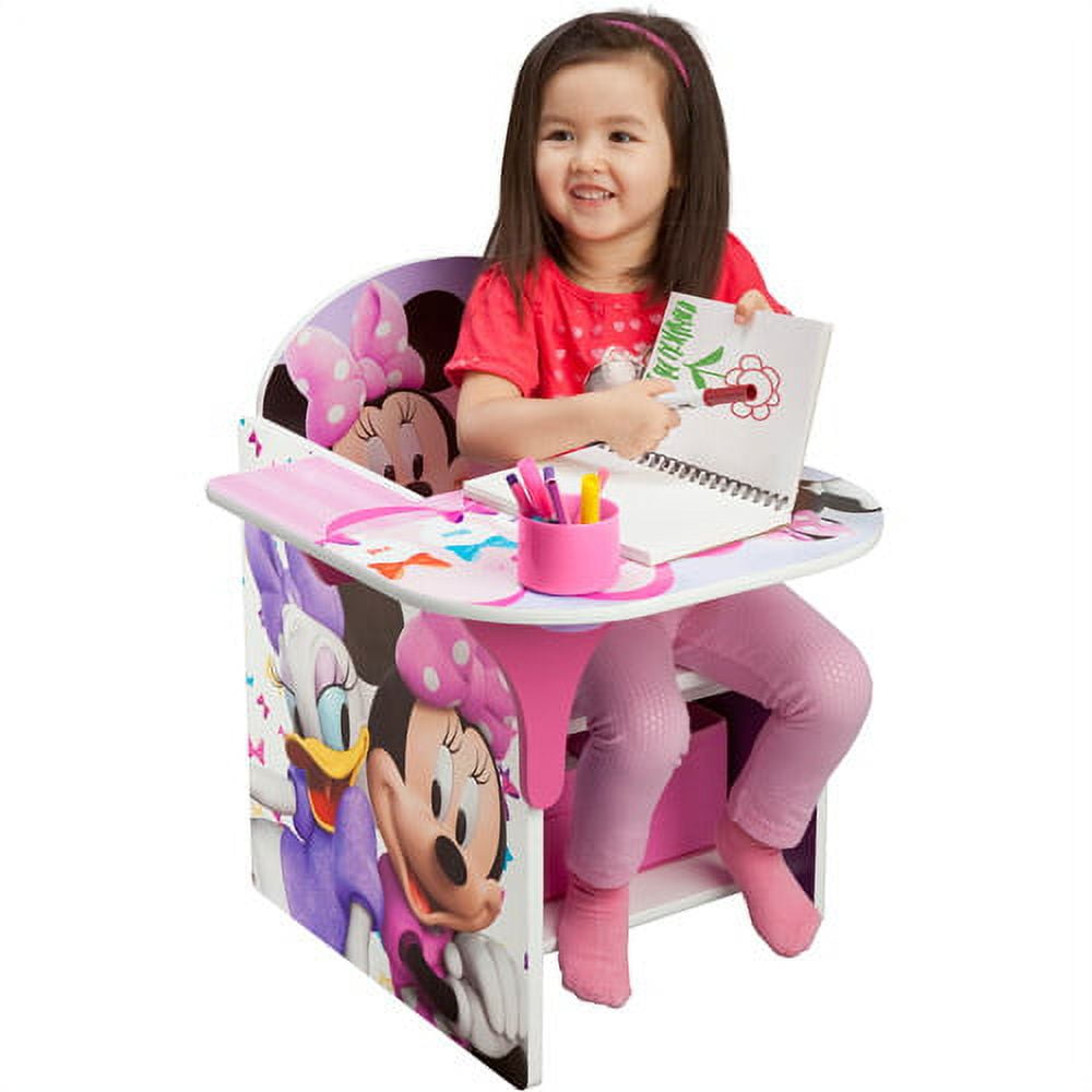 Disney Minnie Mouse Chair Desk with Storage Bin by Delta Children