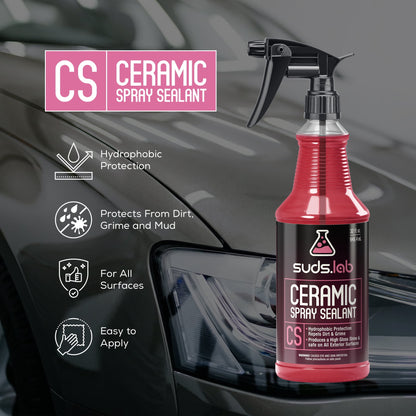 (3 pack) Suds Lab CS Ceramic Spray Vehicle Sealant - 32 fl oz bottle