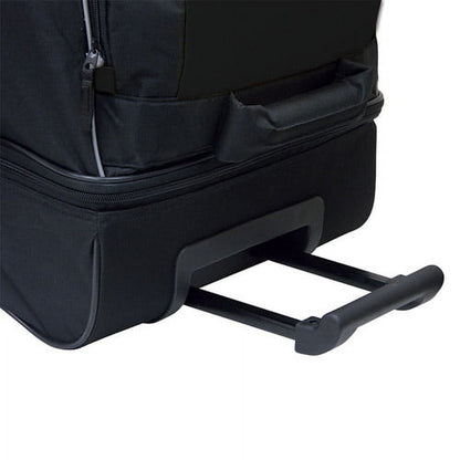 Travelers Club Large 36" Drop-Bottom Rolling Duffel with Telescopic Handle - Black