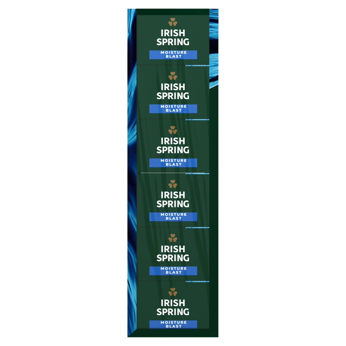 (4 pack) Irish Spring Moisture Blast Deodorant Bar Soap for Men, 3.7 oz Bar (12 Pack)