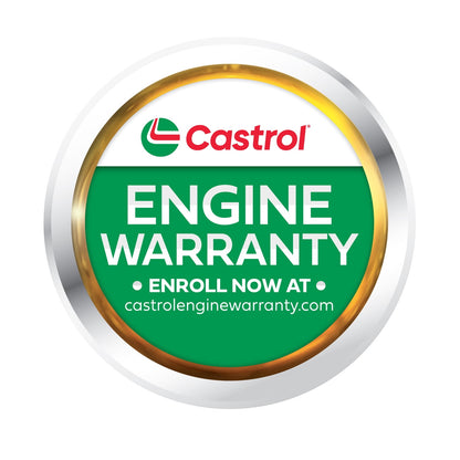 (5 pack) Castrol GTX High Mileage 10W-40 Synthetic Blend Motor Oil, 1 Quart