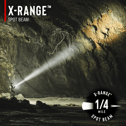 Coast LS20R 2500 Lumen Rechargeable LED Spotlight, 1/4 Mile Beam Distance, SOS Mode, IP67 Waterproof