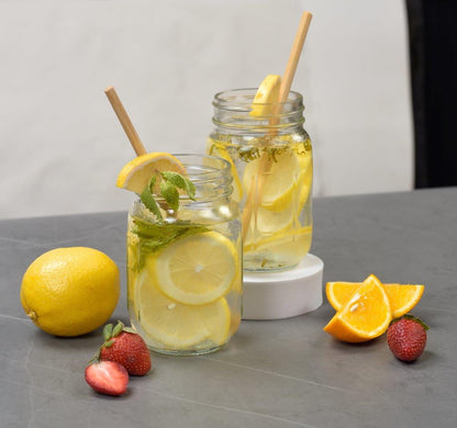 (2 pack) Mainstays Regular Mouth 16 oz Pint Mason Jars with Lids and Bands, 12-Pack Glass Canning Jars