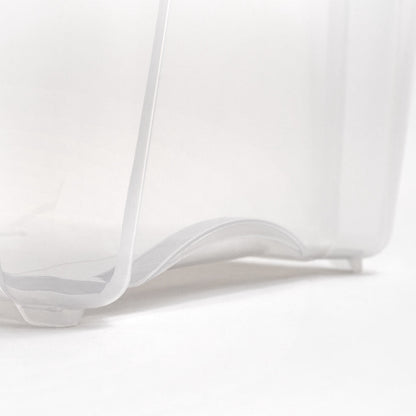 IRIS 32 Qt. Plastic Storage Bins with Lids, Stackable Storage Containers, Totes, 5 Pack
